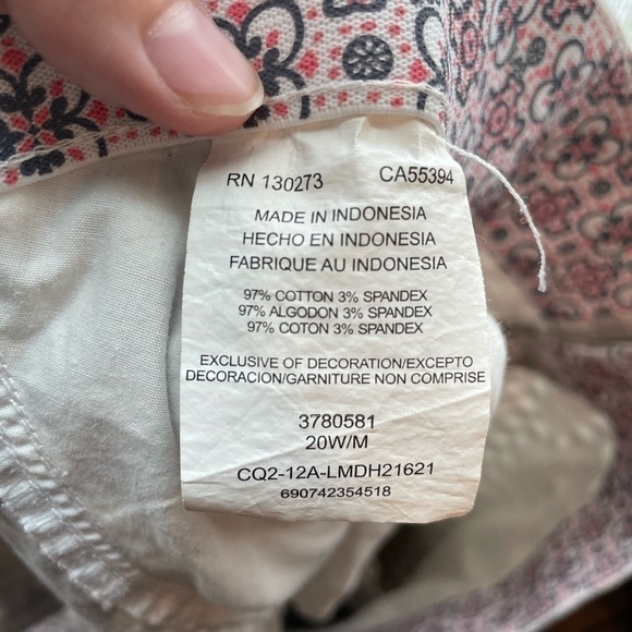 LEE comfort Stretch waistband checkered shorts tan check 20W - Picture 4 of 6